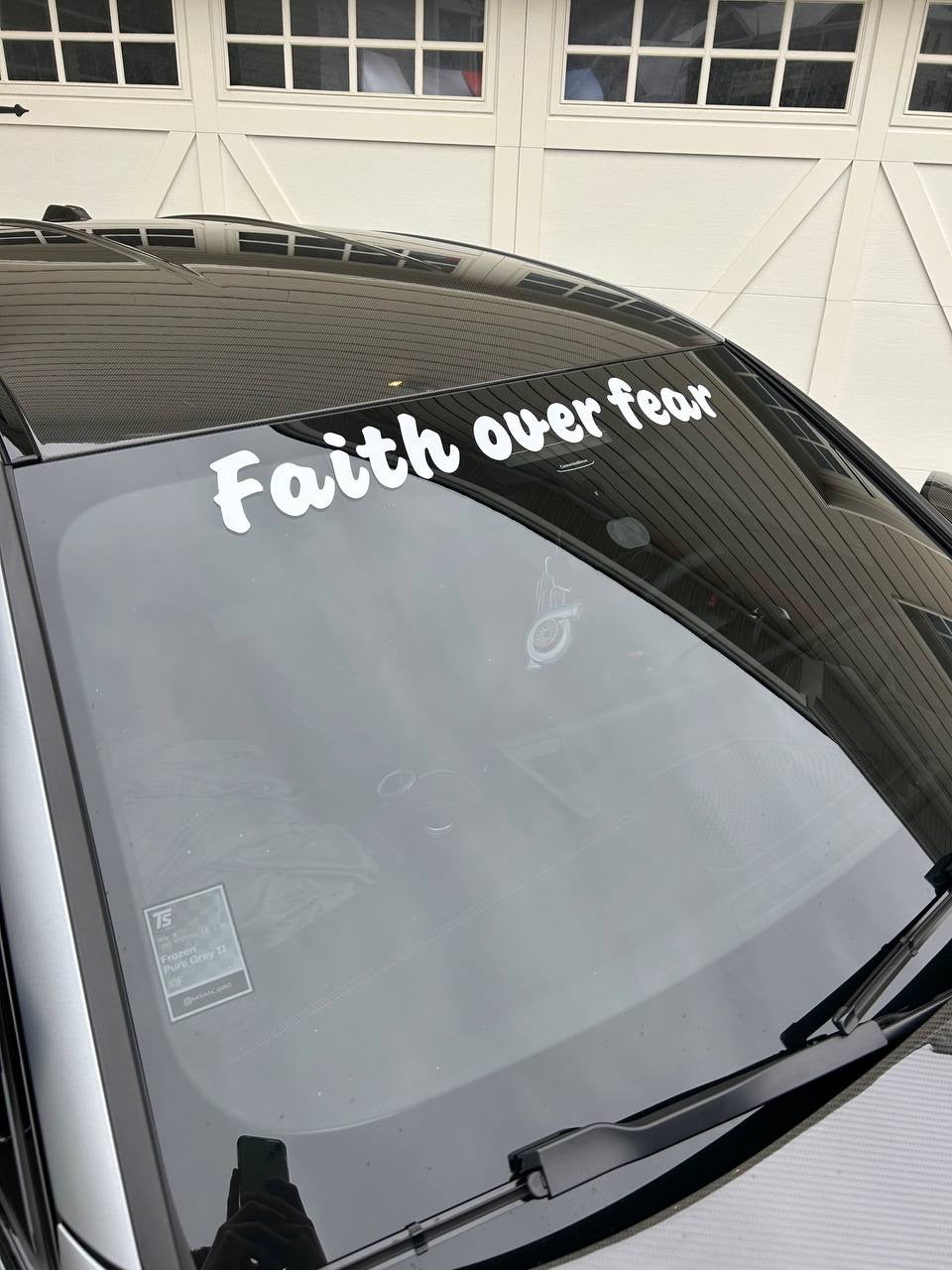 "FAITH OVER FEAR"